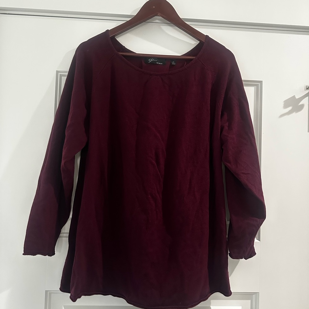 Gibson Women's Burgundy Top